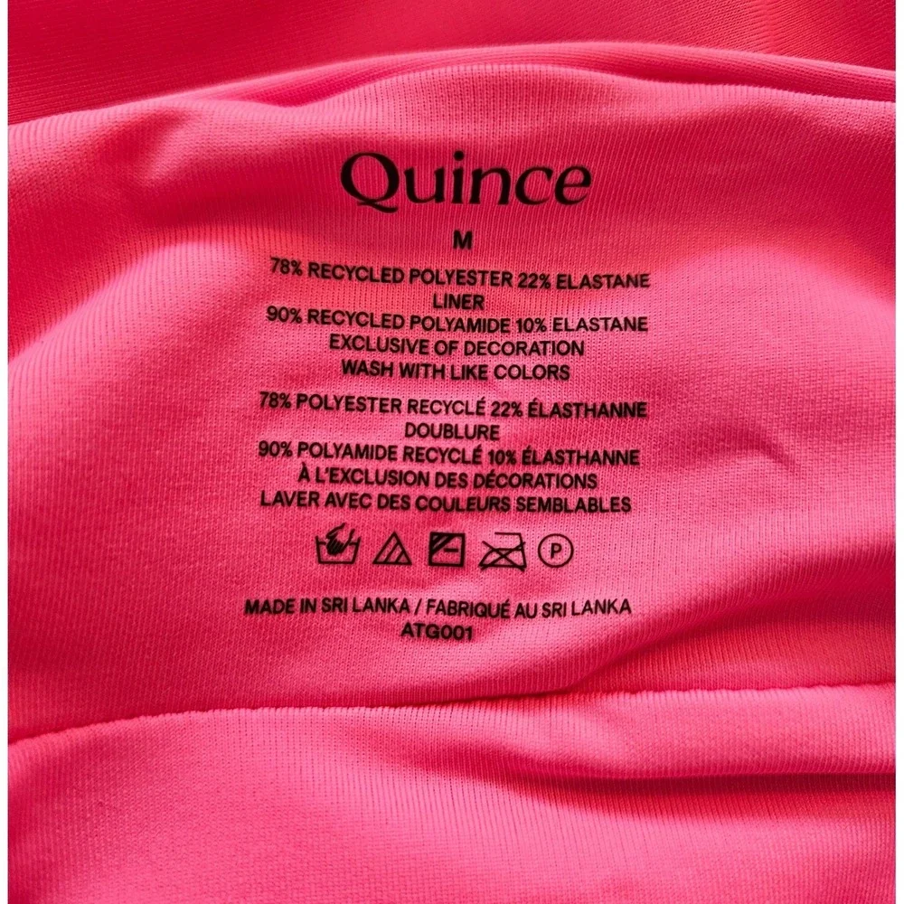 Quince Hot Pink One-Piece Swimsuit